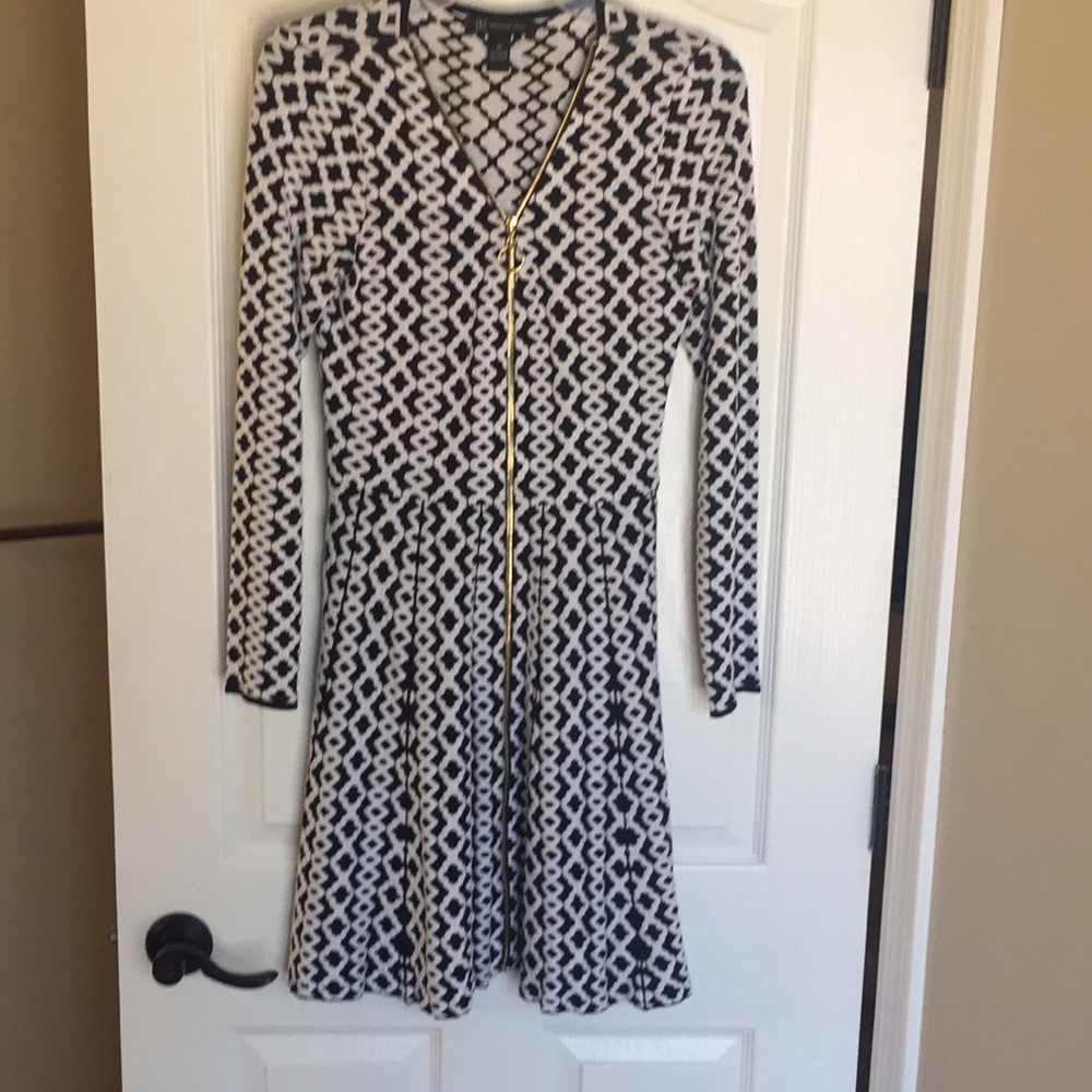 Black and white dress